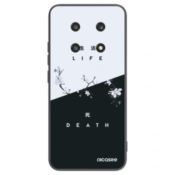 Picasee husă neagră din silicon pentru Honor Magic4 Lite 5G - Life - Death