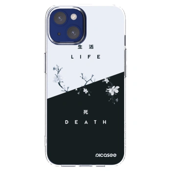 Picasee husă transparentă din silicon pentru Apple iPhone 14 - Life - Death