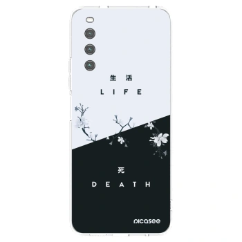 Picasee husă transparentă din silicon pentru Sony Xperia 10 IV 5G - Life - Death