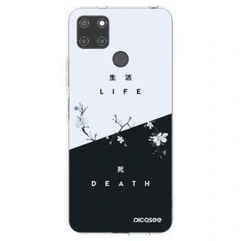 Picasee husă transparentă din silicon pentru Realme C21Y - Life - Death