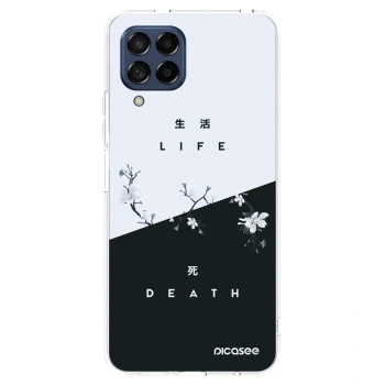 Picasee husă transparentă din silicon pentru Samsung Galaxy M53 5G - Life - Death