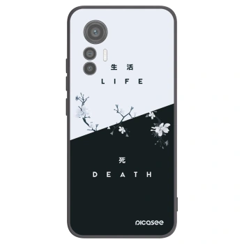 Picasee husă neagră din silicon pentru Xiaomi 12 Lite - Life - Death