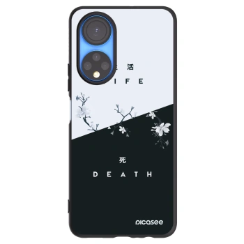 Picasee husă neagră din silicon pentru Honor X7 - Life - Death