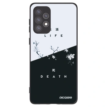 Picasee husă neagră din silicon pentru Samsung Galaxy A73 5G - Life - Death