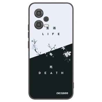 Picasee husă neagră din silicon pentru Xiaomi Poco X5 - Life - Death