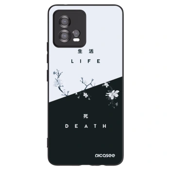 Picasee husă neagră din silicon pentru Motorola Moto G72 - Life - Death