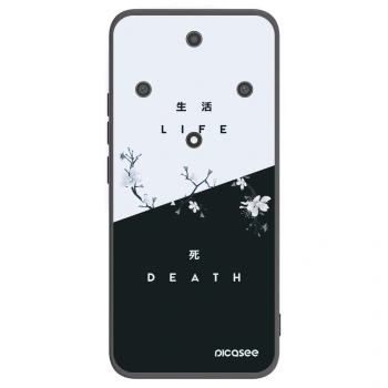 Picasee husă neagră din silicon pentru Honor Magic5 Lite 5G - Life - Death