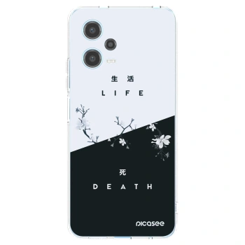 Picasee husă transparentă din silicon pentru Xiaomi Redmi Note 12 5G - Life - Death