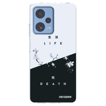 Picasee husă transparentă din silicon pentru Xiaomi Redmi Note 12 Pro 5G - Life - Death