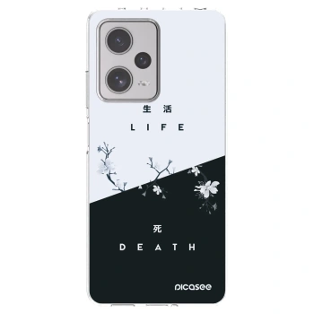 Picasee husă transparentă din silicon pentru Xiaomi Redmi Note 12 Pro+ 5G - Life - Death