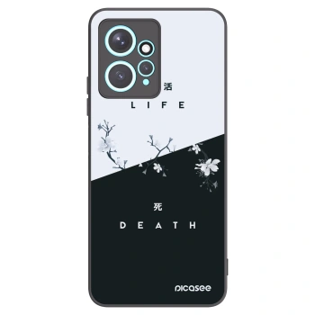 Picasee husă neagră din silicon pentru Xiaomi Redmi Note 12 4G - Life - Death