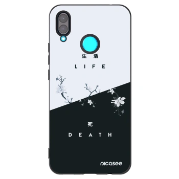Picasee husă neagră din silicon pentru Huawei Nova 3 - Life - Death