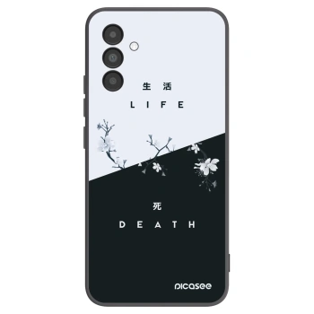 Picasee husă neagră din silicon pentru Samsung Galaxy A04s A047F - Life - Death