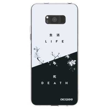 Picasee husă transparentă din silicon pentru Samsung Galaxy S8 G950F - Life - Death