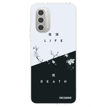 Picasee husă transparentă din silicon pentru Motorola Moto G51 - Life - Death