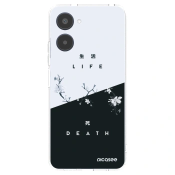 Picasee husă transparentă din silicon pentru Realme 10 4G - Life - Death