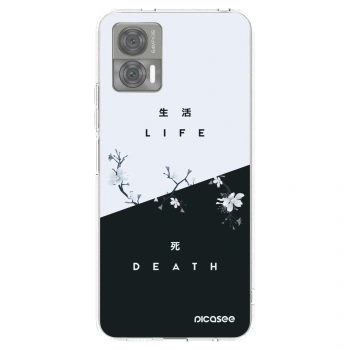 Picasee husă transparentă din silicon pentru Motorola Edge 30 Neo - Life - Death