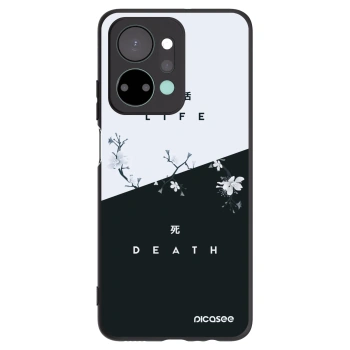Picasee husă neagră din silicon pentru Honor X7a - Life - Death