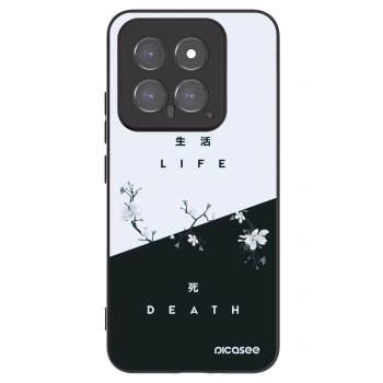 Picasee husă neagră din silicon pentru Xiaomi 14 - Life - Death
