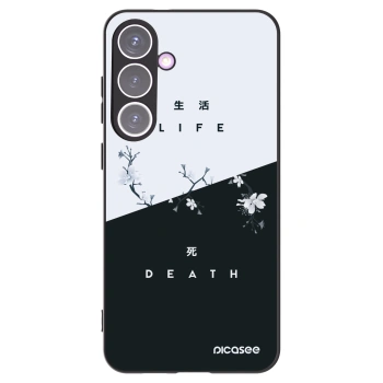 Picasee husă neagră din silicon pentru Samsung Galaxy S24+ S926B 5G - Life - Death
