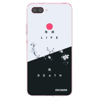Picasee husă transparentă din silicon pentru Xiaomi Mi 8 Lite - Life - Death
