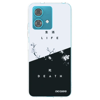 Picasee husă transparentă din silicon pentru Motorola Edge 40 Neo - Life - Death