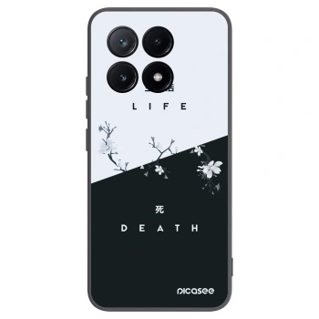 Picasee husă neagră din silicon pentru Xiaomi Poco X6 Pro - Life - Death