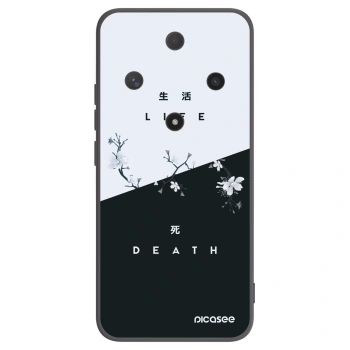 Picasee husă neagră din silicon pentru Honor Magic6 Lite 5G - Life - Death