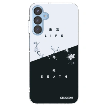 Picasee husă transparentă din silicon pentru Samsung Galaxy A15 A156B 5G - Life - Death
