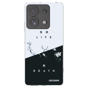 Picasee husă transparentă din silicon pentru Xiaomi Redmi Note 13 Pro 4G - Life - Death