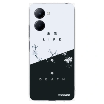 Picasee husă transparentă din silicon pentru Realme C33 (2023) - Life - Death