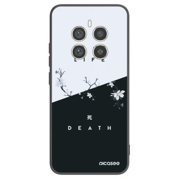 Picasee husă neagră din silicon pentru Realme 12 Pro 5G - Life - Death
