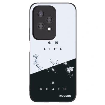 Picasee husă neagră din silicon pentru Honor 200 Lite - Life - Death