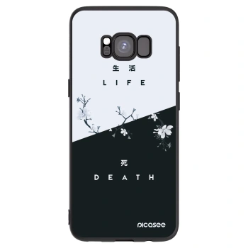 Picasee husă neagră din silicon pentru Samsung Galaxy S8 G950F - Life - Death