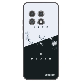 Picasee husă neagră din silicon pentru OnePlus 11 5G - Life - Death