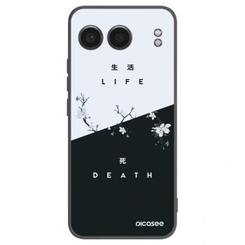 Picasee husă neagră din silicon pentru OnePlus Nord 4 - Life - Death