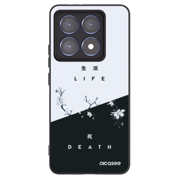 Picasee husă neagră din silicon pentru Xiaomi 14T Pro - Life - Death