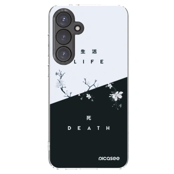 Picasee husă transparentă din silicon pentru Samsung Galaxy S24 FE S721B - Life - Death