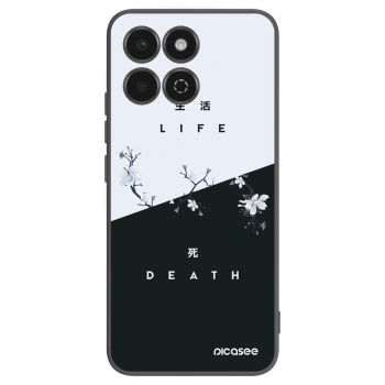 Picasee husă neagră din silicon pentru Honor 200 Smart 5G - Life - Death