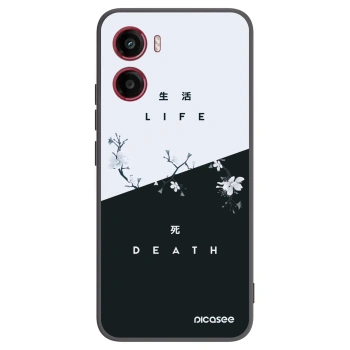Picasee husă neagră din silicon pentru Motorola Moto G05 - Life - Death