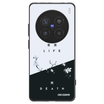 Picasee husă neagră din silicon pentru Vivo X200 Pro - Life - Death