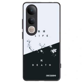Picasee husă neagră din silicon pentru Vivo V50 Lite 5G - Life - Death