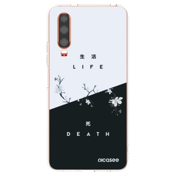 Picasee husă transparentă din silicon pentru Huawei P30 - Life - Death