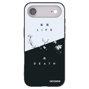 Picasee husă neagră din silicon pentru Apple iPhone Air - Life - Death