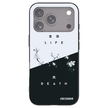 Picasee husă neagră din silicon pentru Apple iPhone 17 Pro - Life - Death
