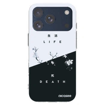 Picasee husă transparentă din silicon pentru Apple iPhone 17 Pro - Life - Death