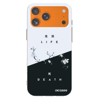 Picasee husă transparentă din silicon pentru Apple iPhone 17 Pro Max - Life - Death