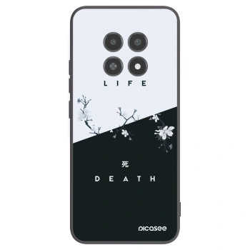 Picasee husă neagră din silicon pentru Realme 12X - Life - Death