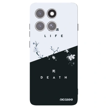 Picasee husă neagră din silicon pentru Motorola Edge 60 Pro - Life - Death