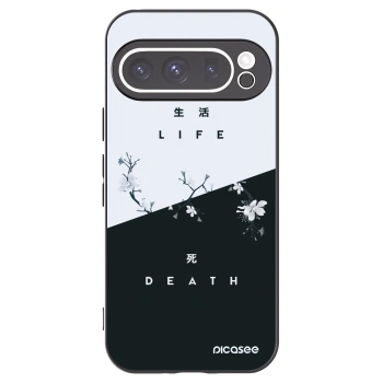 Picasee husă neagră din silicon pentru Google Pixel 9 Pro XL - Life - Death